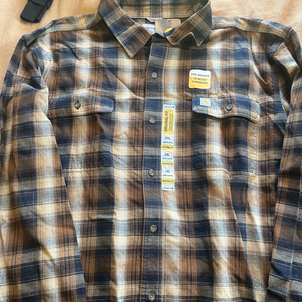 Carhartt Men's Plaid Flannel Shirt
